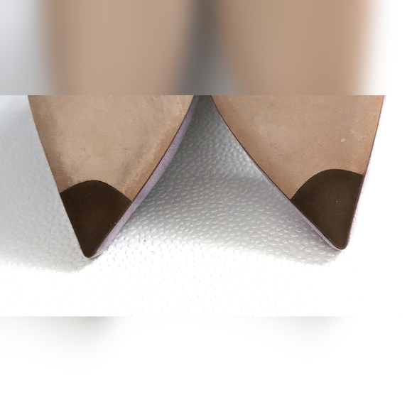 SERGIO ROSSI Godiva Lilac Suede Heels Pumps - Picture 2 of 10